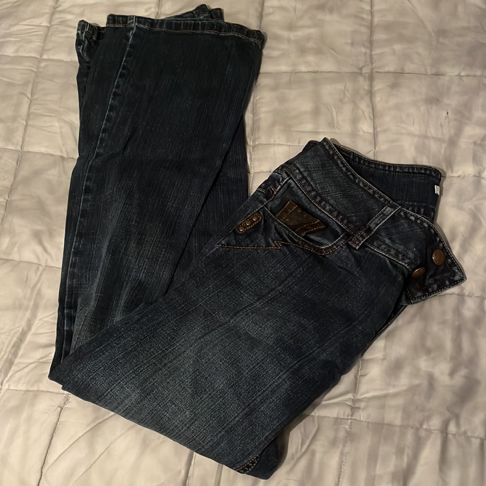 Cabi dark wash straight cut jeans size 2